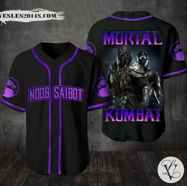 Mortal Kombat Noob Saibot Baseball Jersey