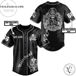 Motorhead Baseball Jersey 3d All Over Printed