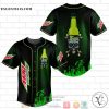 Mountain Dew Flame Skull Baseball Jersey