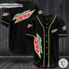 Mountain Dew black Baseball Jersey