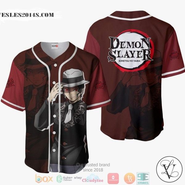Muzan Kibutsuji Demon Slayer Baseball Jersey Shirt