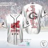 NCAA Georgia Bulldogs 2022 National Champions White Baseball Jersey