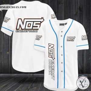 NOS Energy Drink Baseball Jersey Shirt 280122