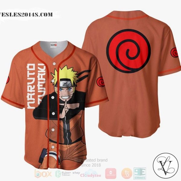 Naruto Uzumaki Naruto Anime Baseball Jersey