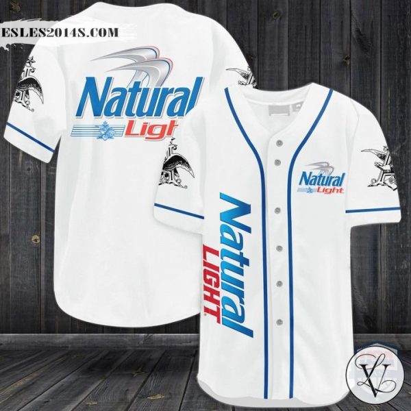 Natural Light Baseball Jersey 070222