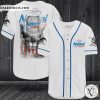 Natural Light Punisher Skull Baseball Jersey Shirt