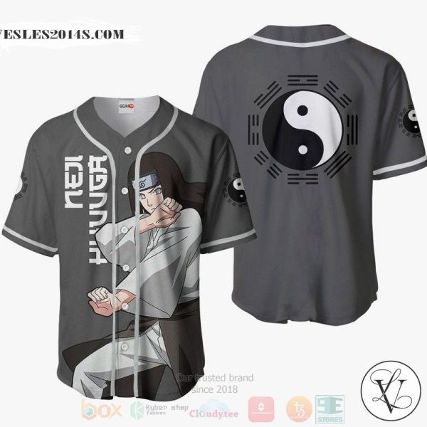 Neji Hyuuga Naruto Anime Baseball Jersey
