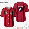 Nekoma Haikyuu Red Baseball Jersey Shirt