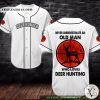 Never Underestimate An Old Man Who Loves Deer Hunting Baseball Jersey Shirt V2