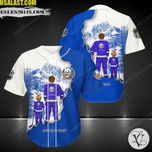 New York Islanders Father And Son Team Baseball Jersey Shirt