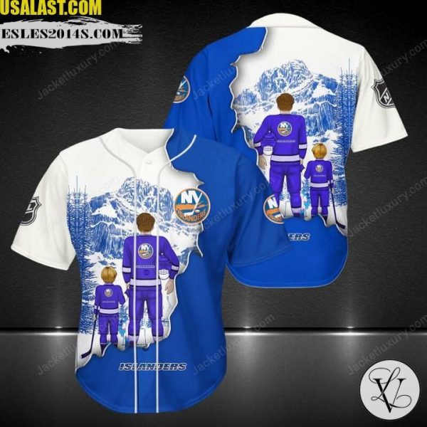 New York Islanders Father And Son Team Baseball Jersey Shirt