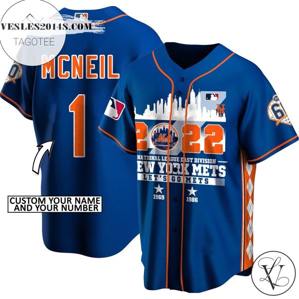 New York Mets Baseball Jersey 3d All Over Printed