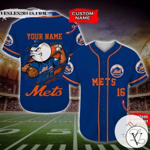 New York Mets Baseball Jersey MLB Custom Name And Number
