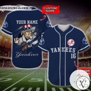 New York Yankees Baseball Jersey MLB Custom Name And Number