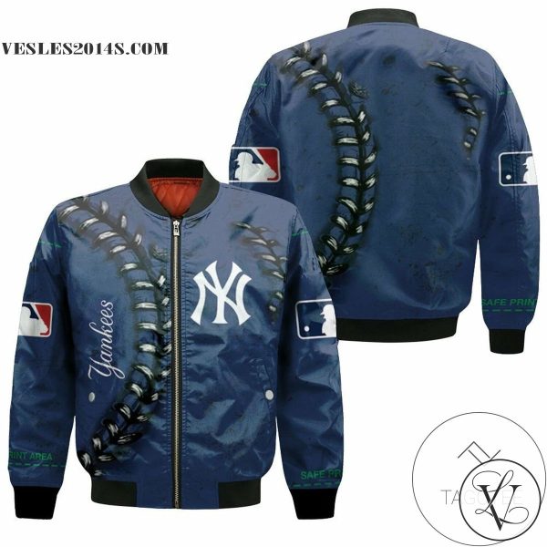 New York Yankees Baseball Sewing Pattern 3D T Shirt Hoodie Sweater Jersey Bomber Jacket
