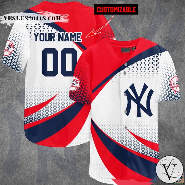 New York Yankees Hexagon Baseball Jersey