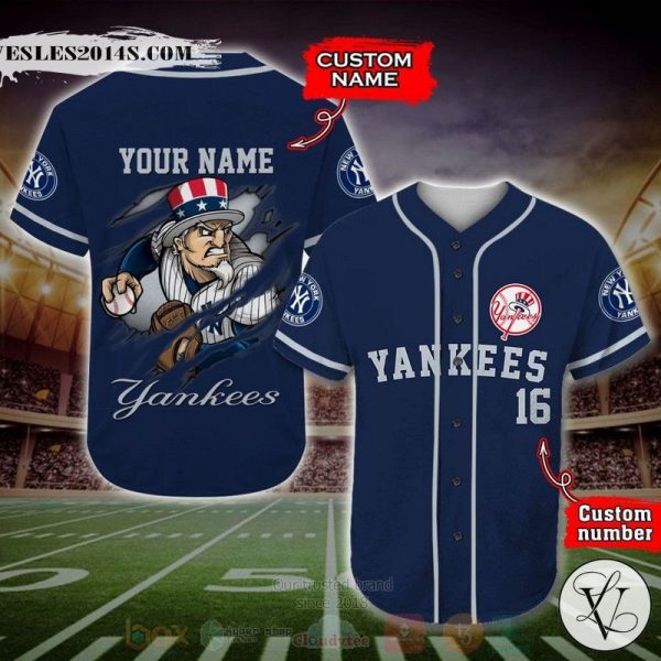 New York Yankees MLB Personalized Baseball Jersey