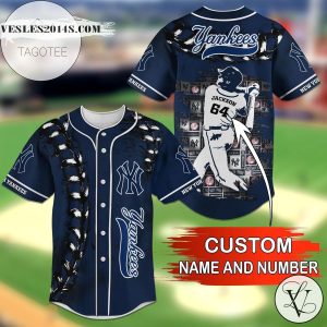 New York Yankees Personalized Name Number Baseball Jersey Shirt – MLB
