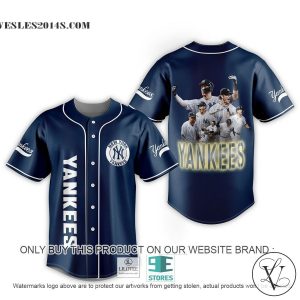 New York Yankees Players Navy Baseball Jersey