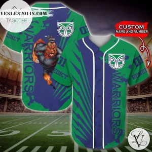 New Zealand Warriors Baseball Jersey Nrl – Premium Jersey Shirt – Custom Name & Number Jersey Sport