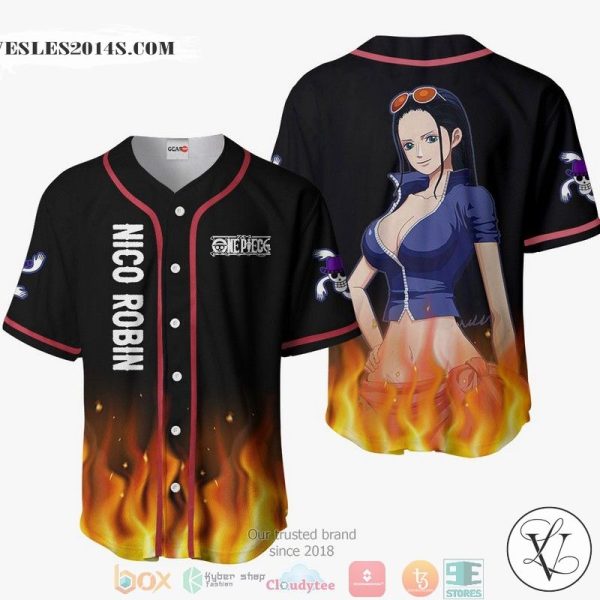 Nico Robin One Piece Baseball Jersey Shirt