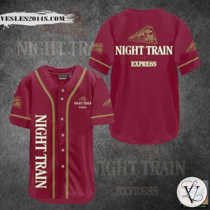 Night Train Express Baseball Jersey