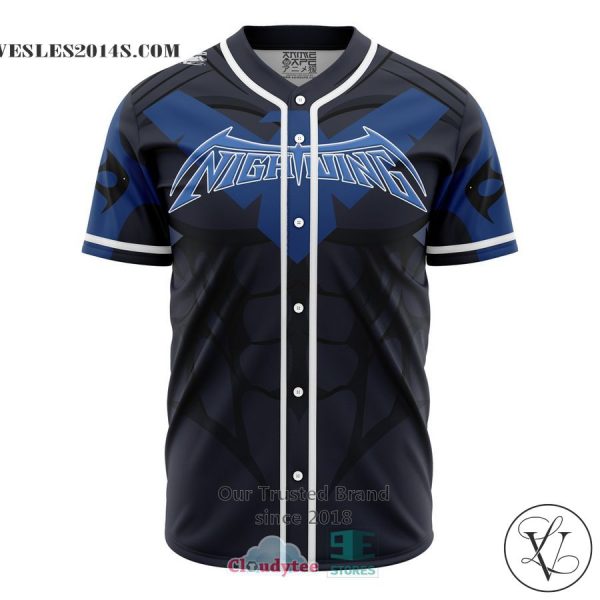 Nightwing DC Comics Baseball Jersey