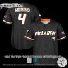Norris McLaren 4 Black Baseball Jersey