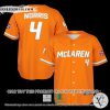 Norris McLaren 4 Orange Papaya Baseball Jersey