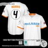 Norris McLaren 4 White Baseball Jersey