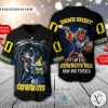 North Queensland Cowboys Skull Personalized Baseball Jersey Shirt