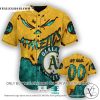 Oakland Athletics Blood Personalized Baseball Jersey