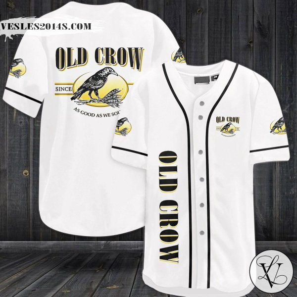 Old Crow whisky bourbon Baseball Jersey