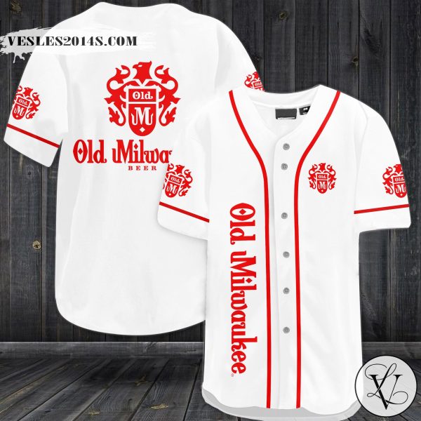 Old Milwaukee beer Baseball Jersey V8a