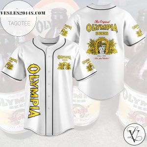Olympia Beer Baseball Jersey – White