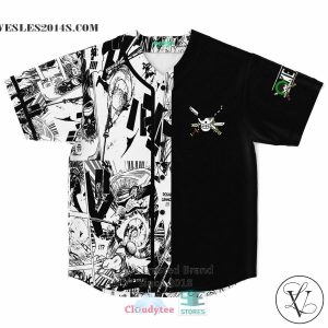 One Piece Manga Baseball Jersey