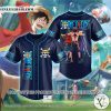 One Piece Navy Baseball Jersey
