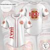 Original Lucky Lager Baseball Jersey – White