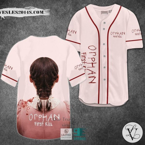 Orphan First Kill Horror Movie Baseball Jersey