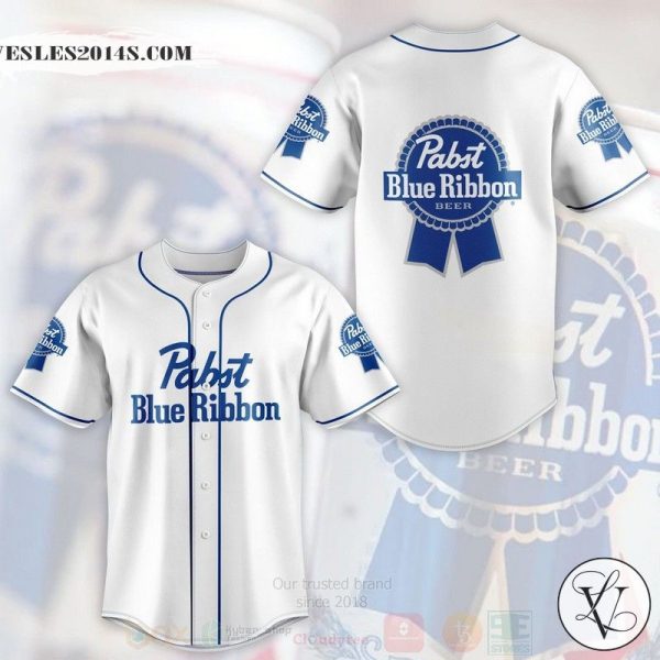 Pabst Blue Ribbon Baseball Jersey Shirt QqI