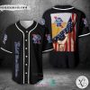 Pabst Blue Ribbon Beer United States Flag black Baseball Jersey