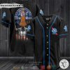 Pabst Blue Ribbon US Flag Skull Baseball Jersey
