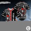 Paisley Pitch A Ball Skull Custom Baseball Jersey