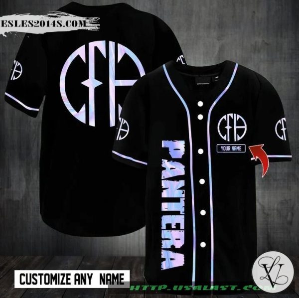 Pantera Heavy Metal Band Personalized Baseball Jersey Shirt