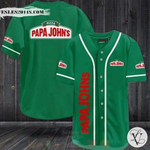 Papa John’s Pizza Baseball Jersey Shirt