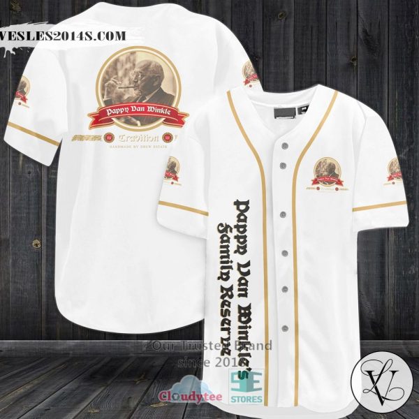Pappy Van Winkle’s Family Reserve Baseball Jersey Shirt