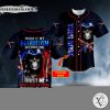 Patriotism Offends You American Flag Grim Reaper Skull Custom Baseball Jersey