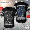 Penrith Panthers Skull Personalized Baseball Jersey Shirt