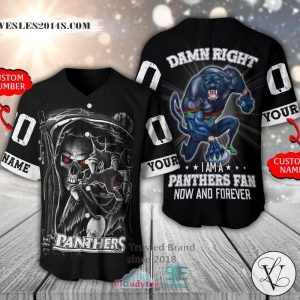 Penrith Panthers Skull Personalized Baseball Jersey Shirt