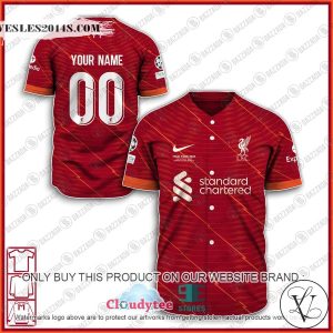 Personalize C1 Final 2022 Liverpool F.C Baseball Jersey Shirt